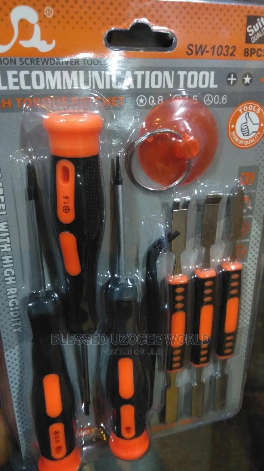 SW-1032 Telecommunication Alloy Steel Tool Set 8pieces