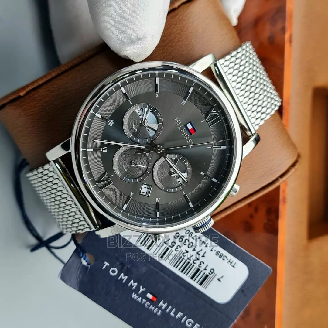Original Tommy Hilfiger Mesh Chain Watch Available in Store