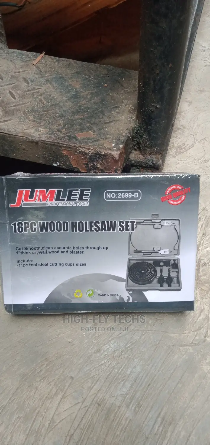 Jumlee 18pc Wood Holesaw Set
