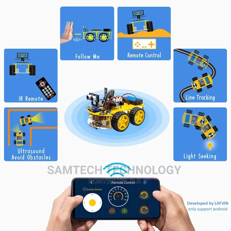 4wd Smart Car Robotic Kit