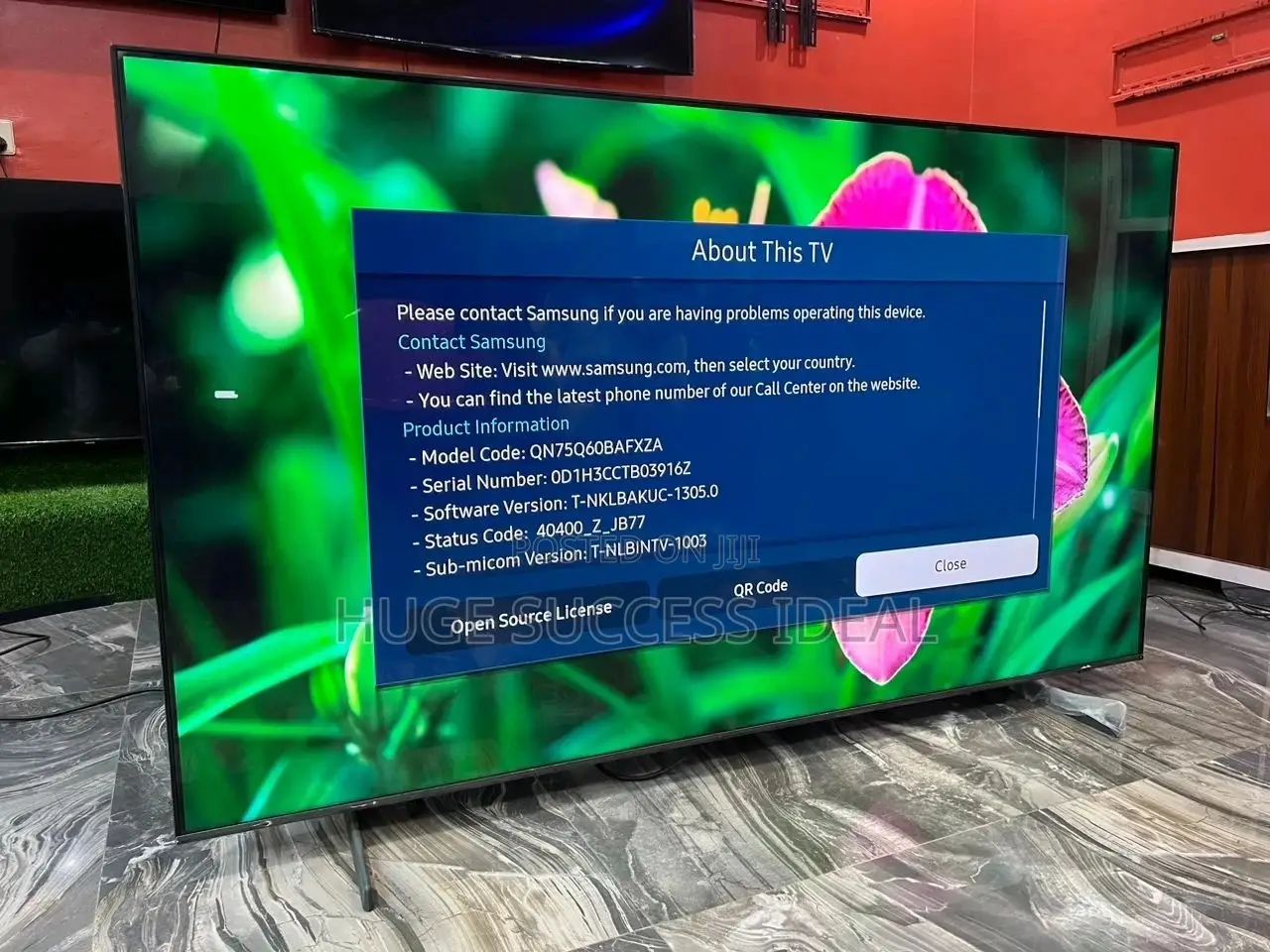 SAMSUNG 75-Inch Class Q60B Series Quantum HDR Smart TV