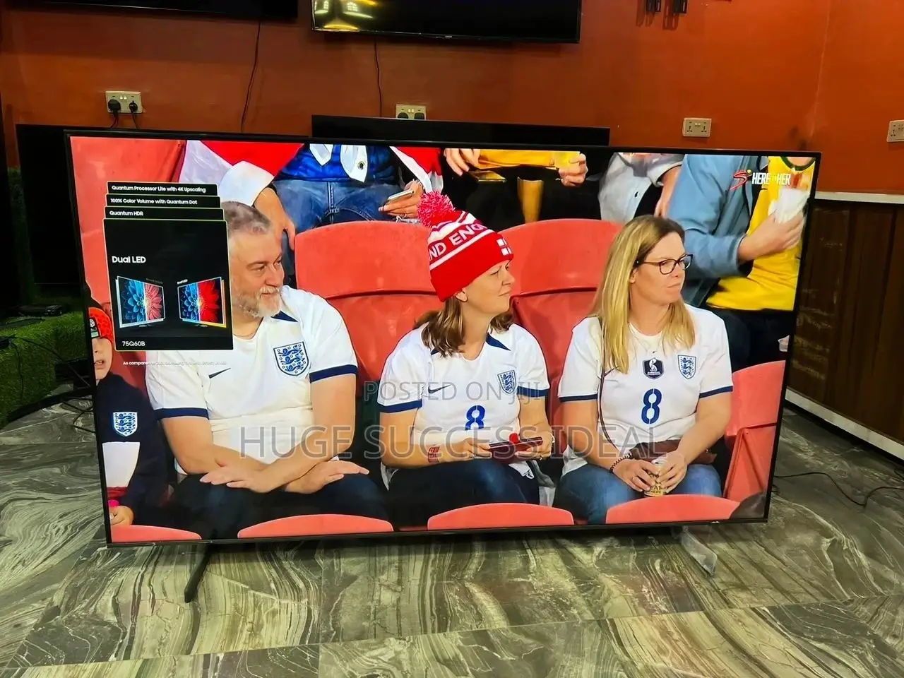 SAMSUNG 75-Inch Class Q60B Series Quantum HDR Smart TV