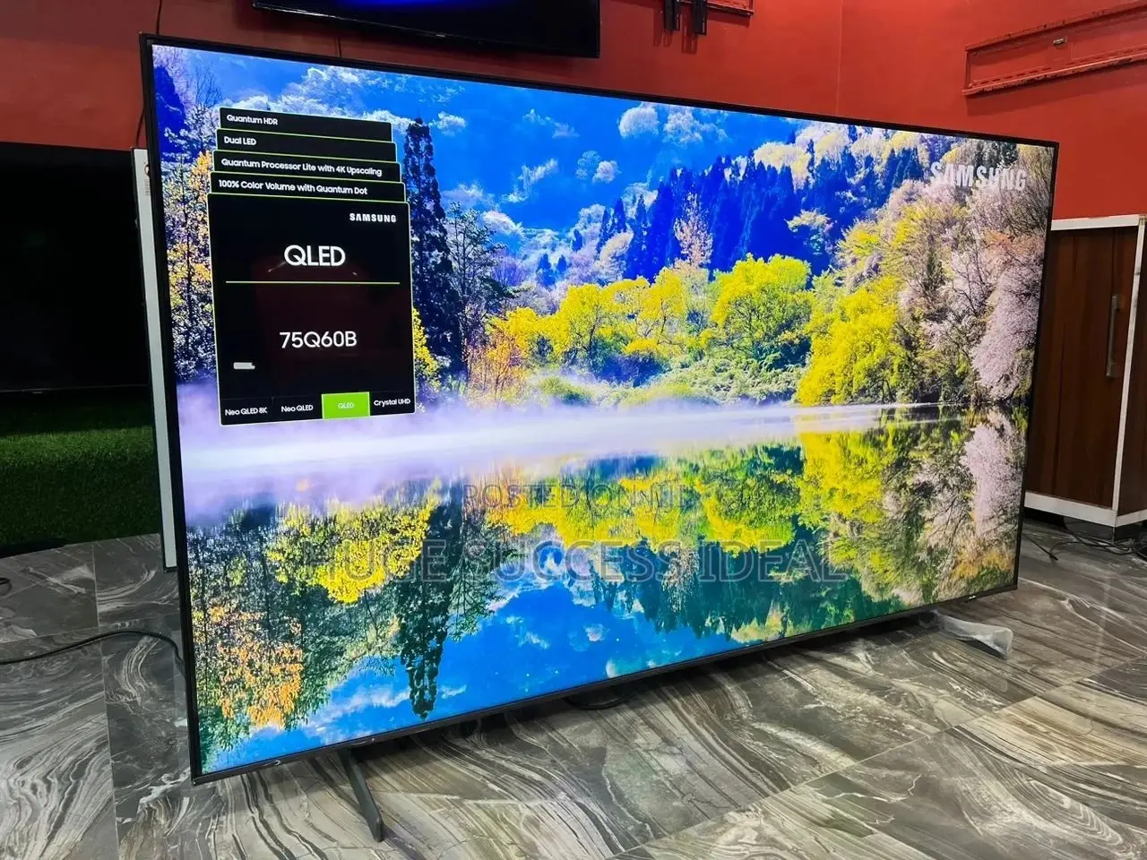 SAMSUNG 75-Inch Class Q60B Series Quantum HDR Smart TV