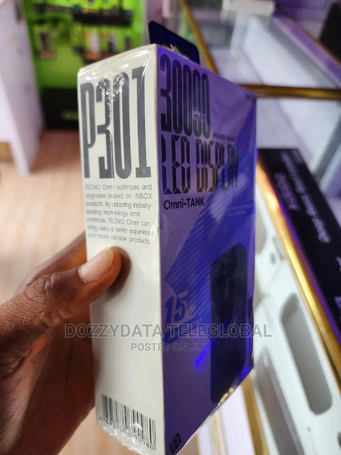 Tecno 30,000mah Led Display Powerbank (Omni-Tank)