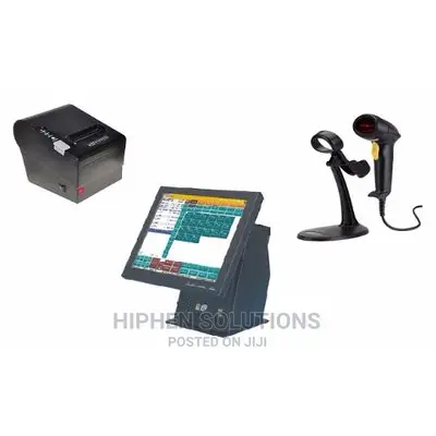 POS Kit E - 15” Touchscreen System + Software + Receipt Printer