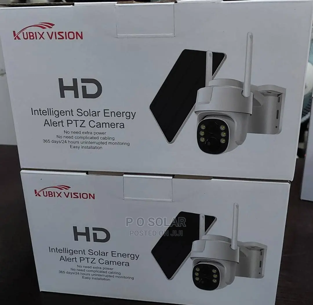 Intelligent Solar Energy Alart PTZ Camera White