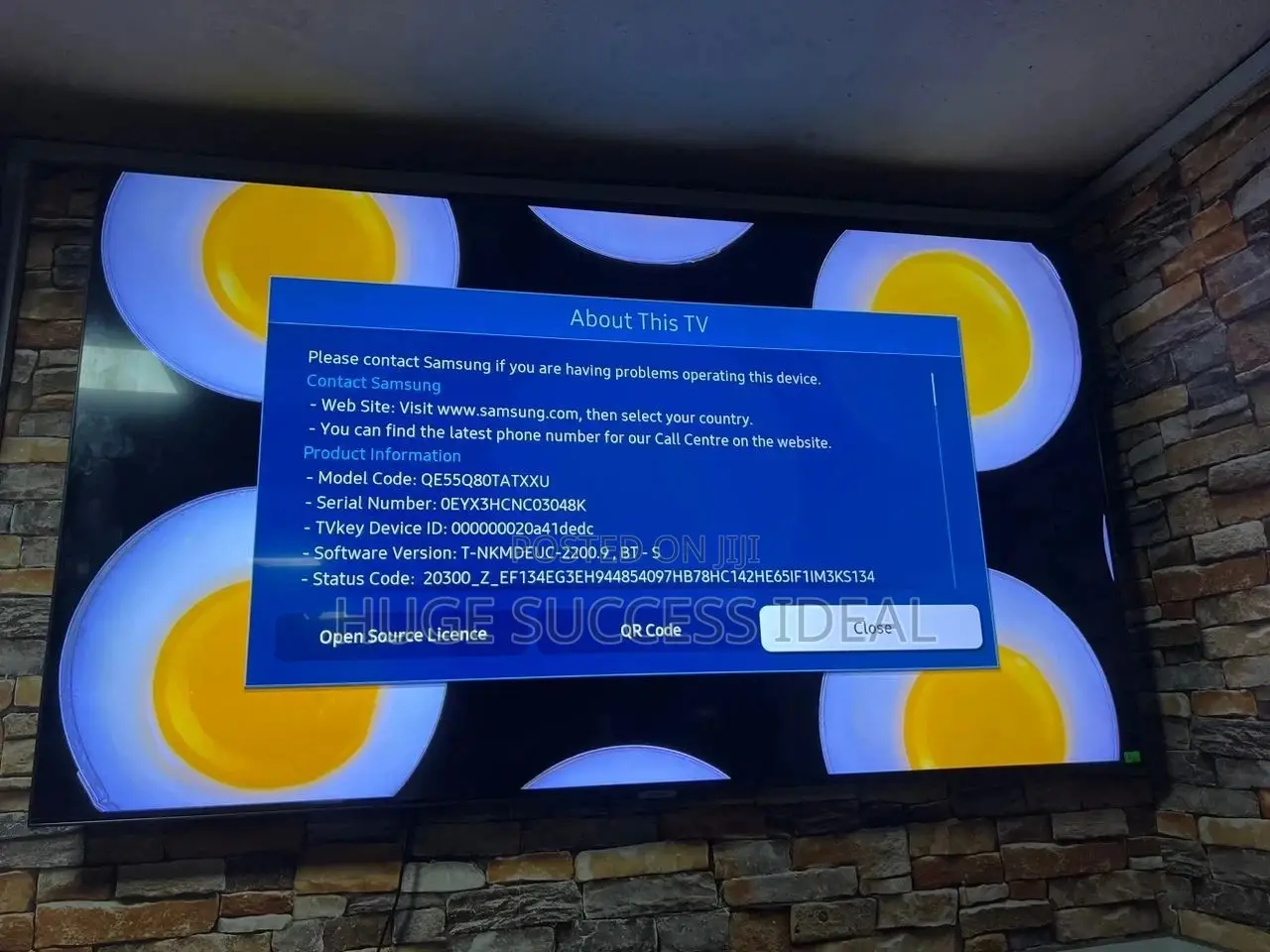 SAMSUNG 55" Smart Ultra HD HDR QLED TV With Bixby Alexa