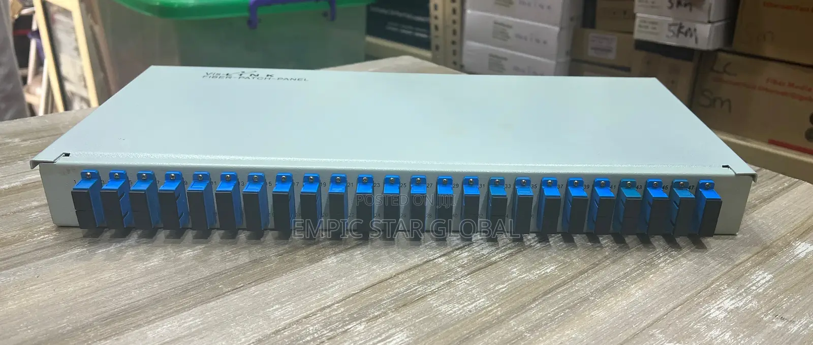 Vis-Link Fiber Optic Patch Panel Sc 24port Duplex