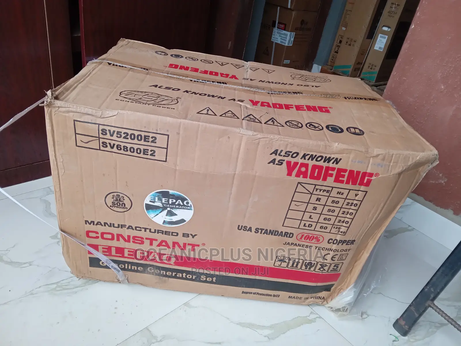 Top Selling Elepaq Consatnt Sv6800e2 4.5kva Automatic Genara
