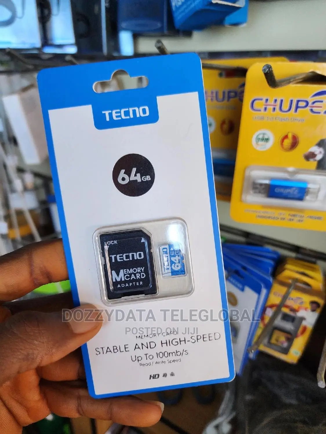 Tecno 64GB Micro SD Memory Card + Adapter