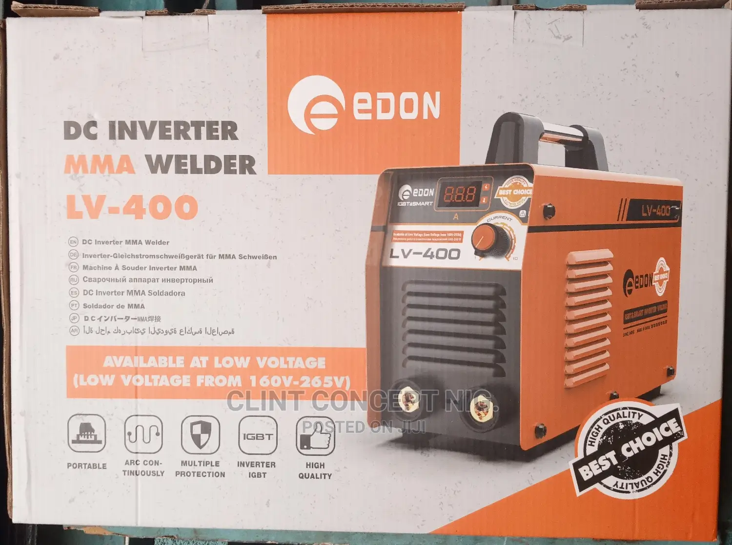 New Edon DC Inverter MMA Welder LV-400