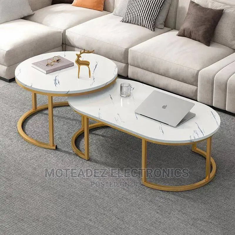 Big Size Executive Design 2 Top Center Table W/Strong Base