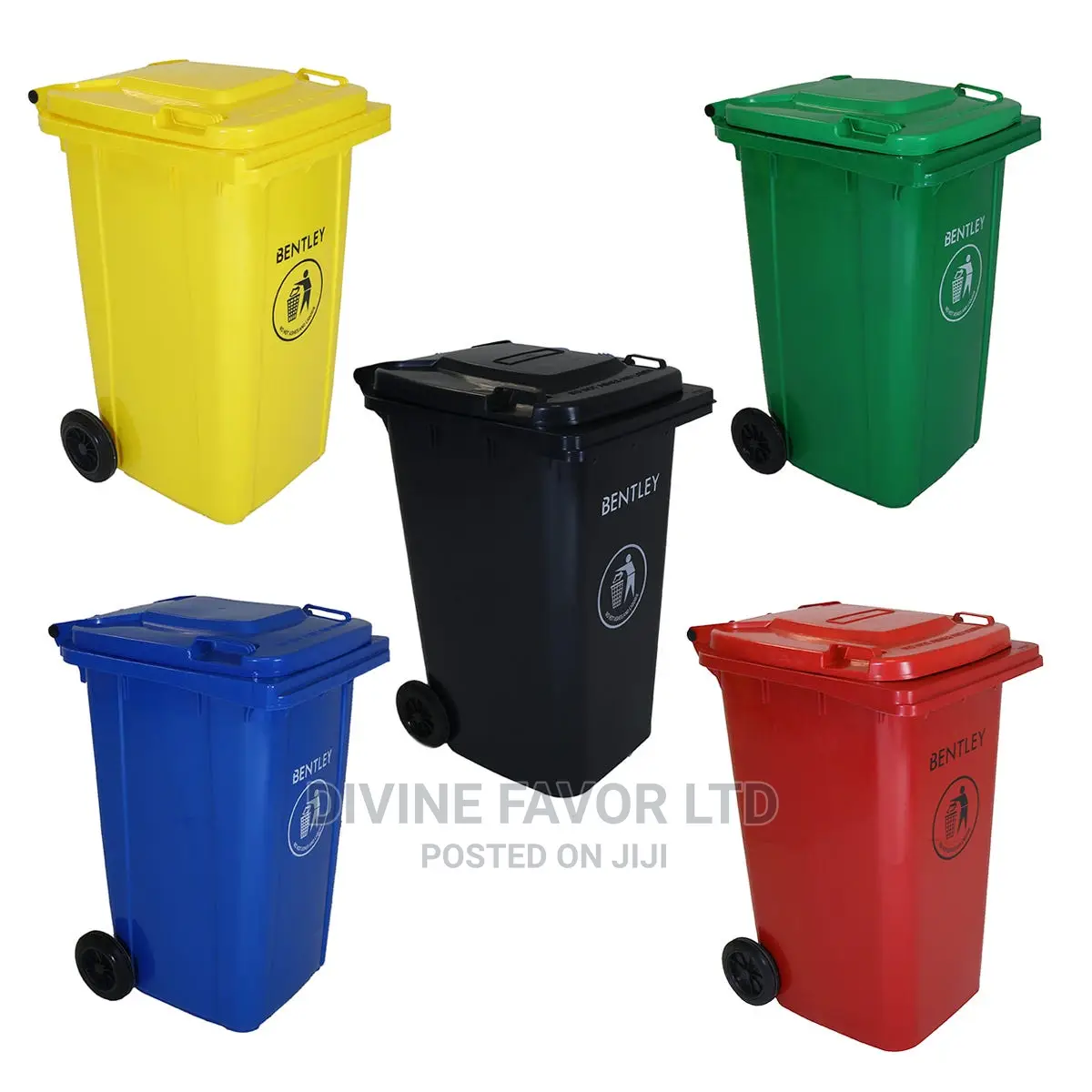 Imported Waste Bin 240 Litres Capacity.