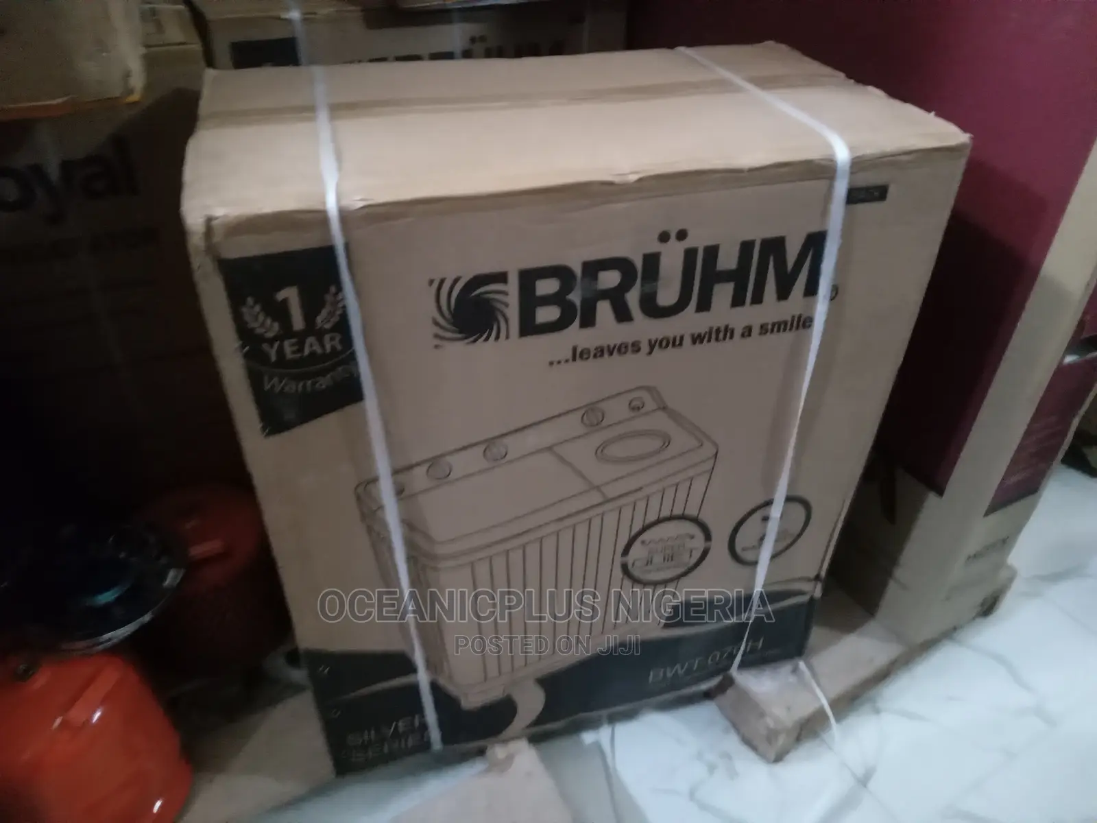 Bruhm 7kg Top Loader Washing Machine Twin Tub With Low Noise
