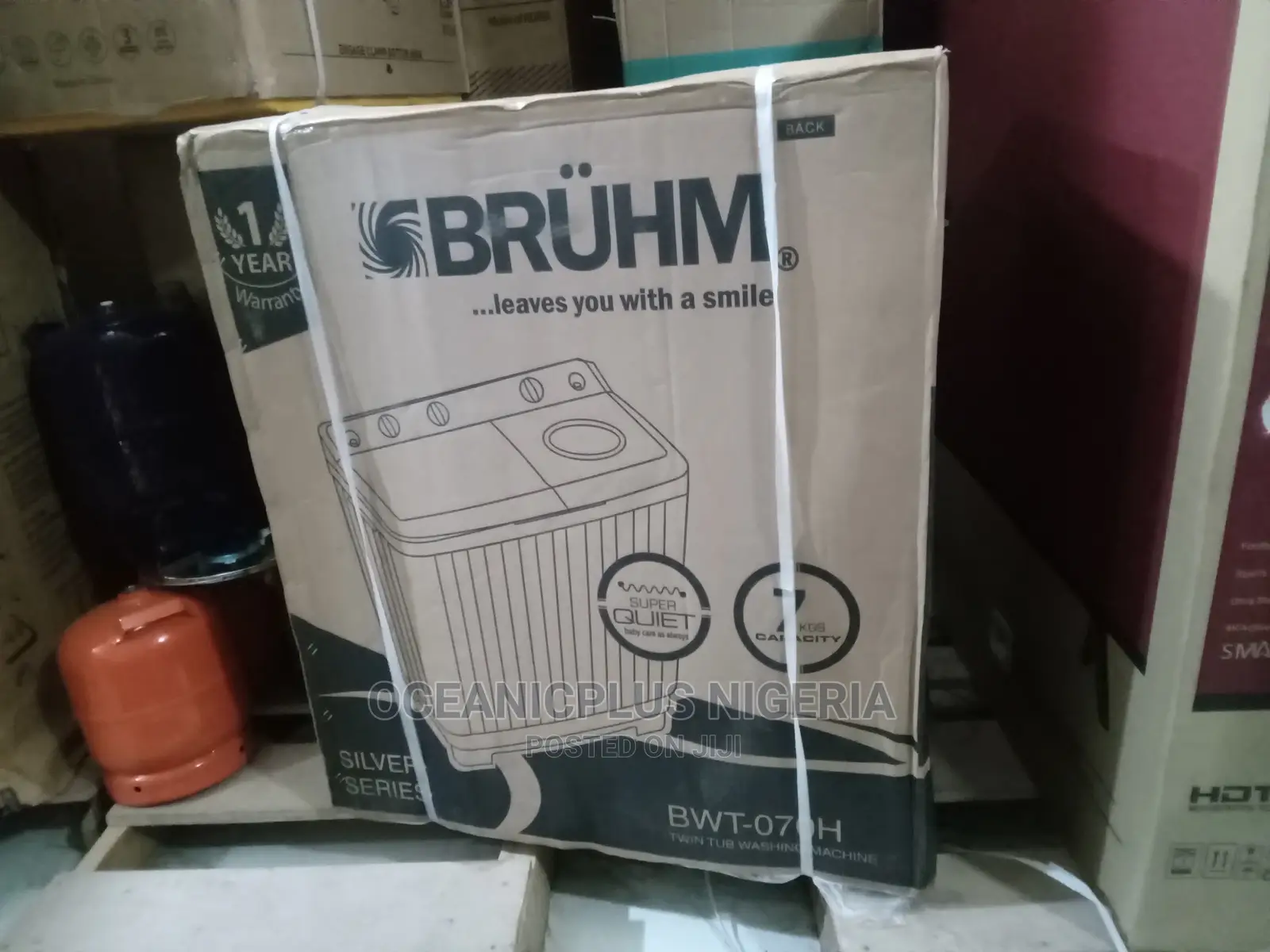 Brand New Bruhm 7ikg Top Loader Twin Tub Washing Machine