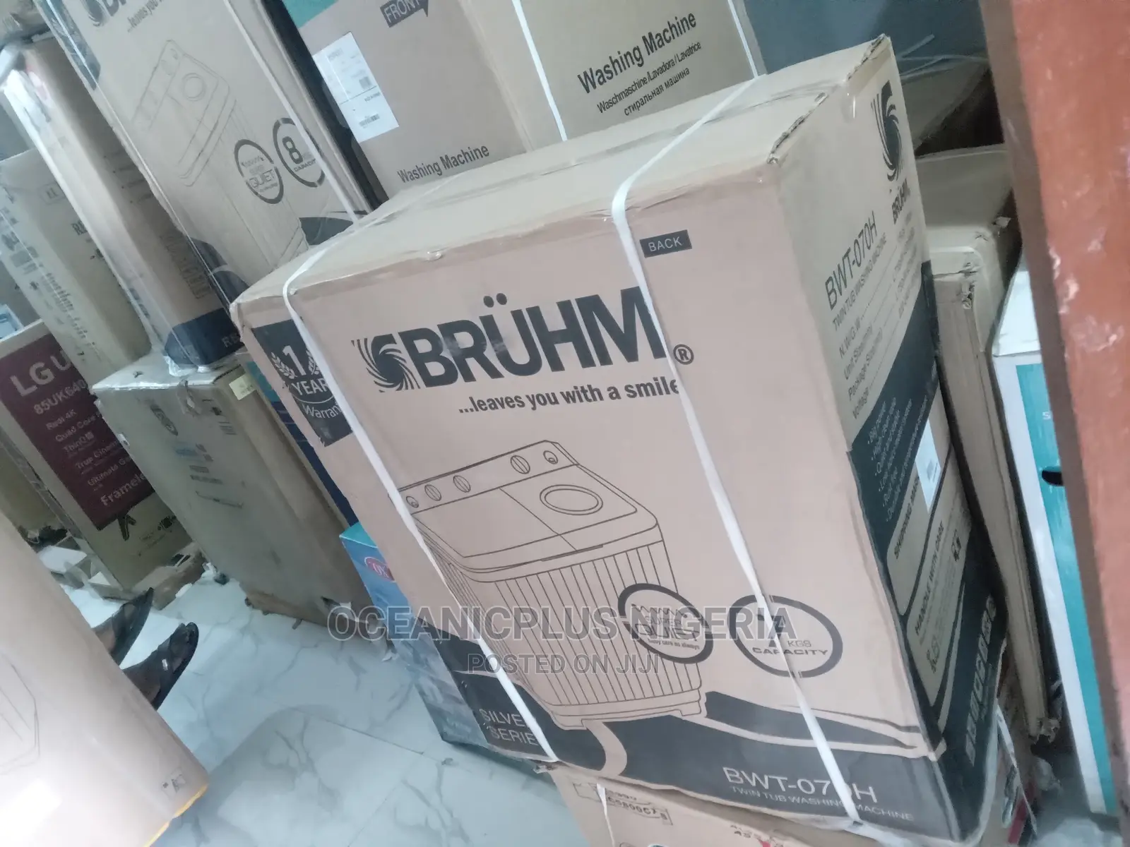 Very Strong Bruhm 7kg Top Loader Twin Tub Washing Machine