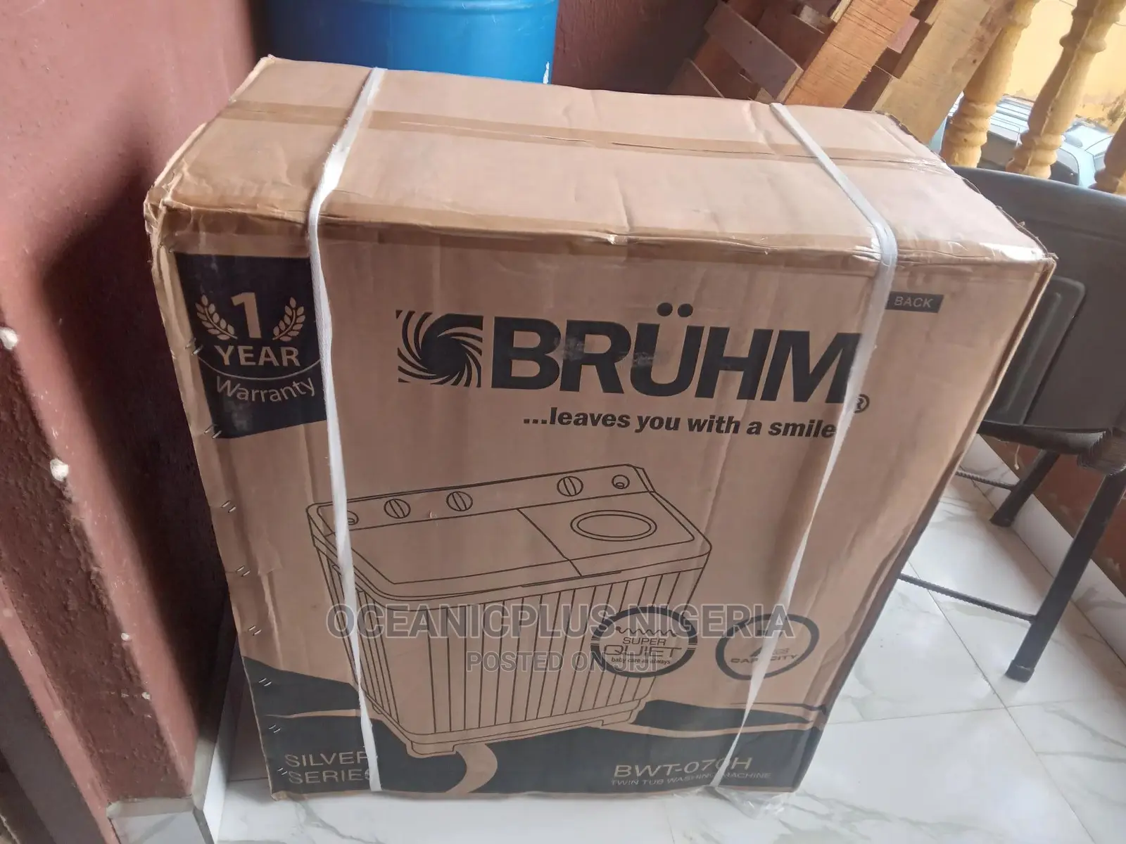 Big Power Top Loader Bruhm 7kg Washing Machine