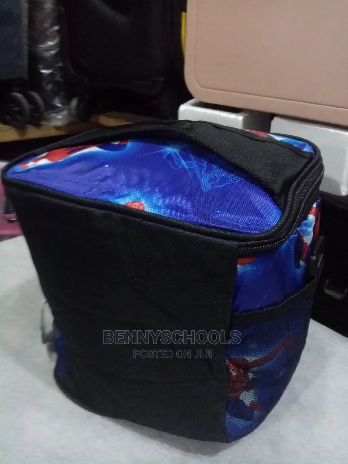Blue and Red Spiderman Kids Children's Boys Lunch Bag