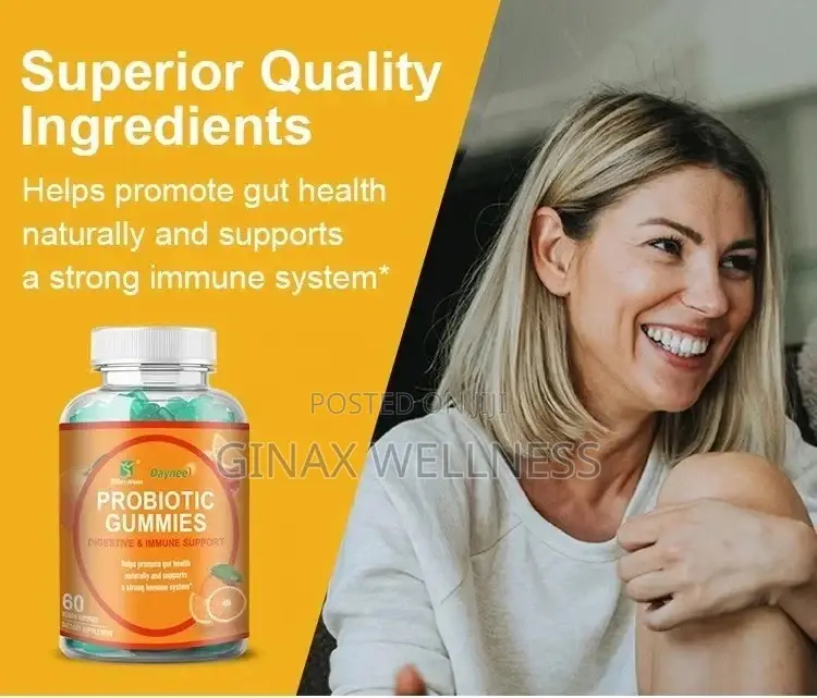 Probiotic Gummies for Gut, Digestive and Immune Health