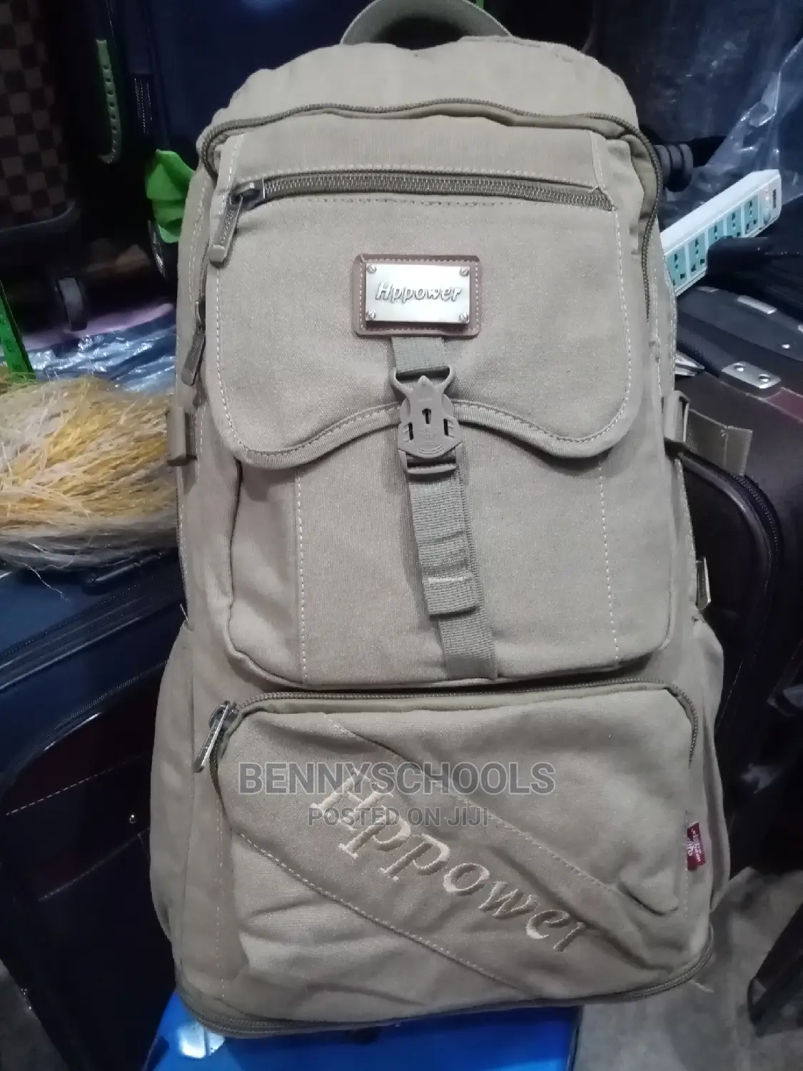 HP Power Expandable Jean Backpack and Jungle Bag