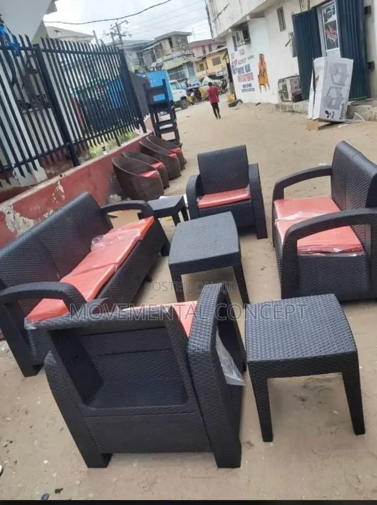 Outdoor Chairs and Table and Side Tables