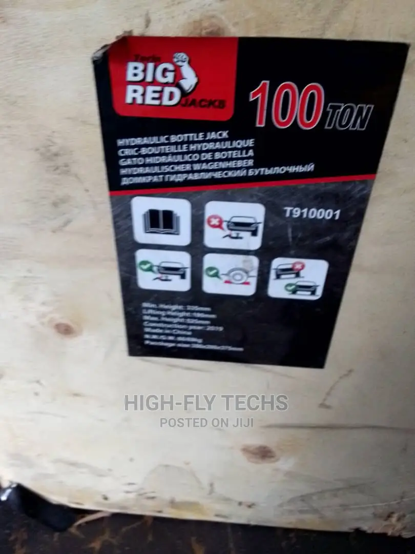 Heavy Duty Hydraulic Bottle Jack 100 Tons