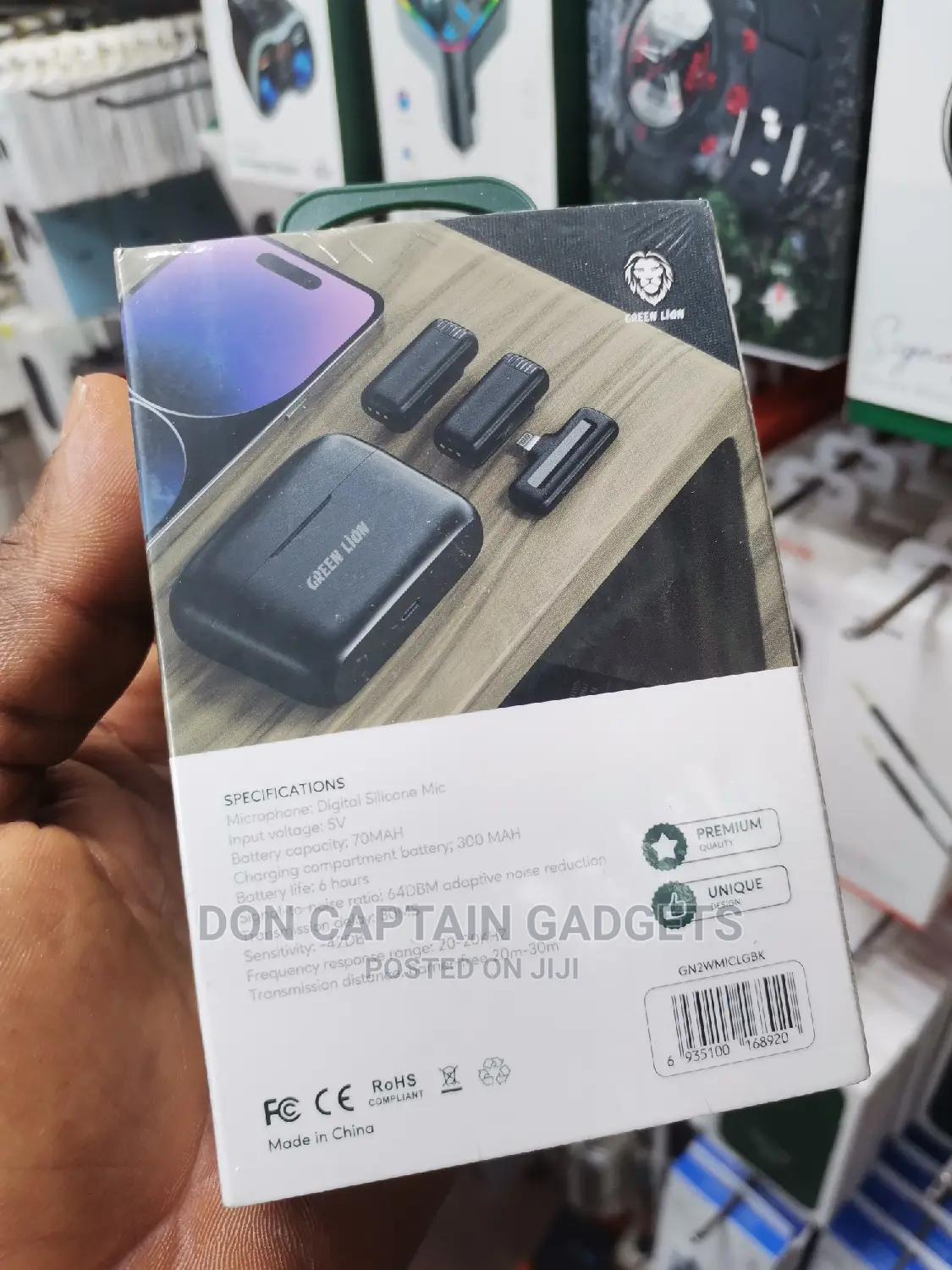 iPhone Dual Wireless Microphone With Noise Cancelation