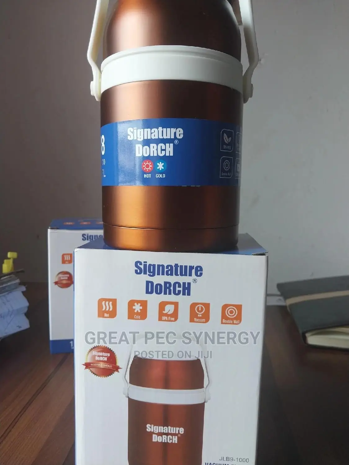 Vacuum Food Flask 1000ml - Signature Dorch