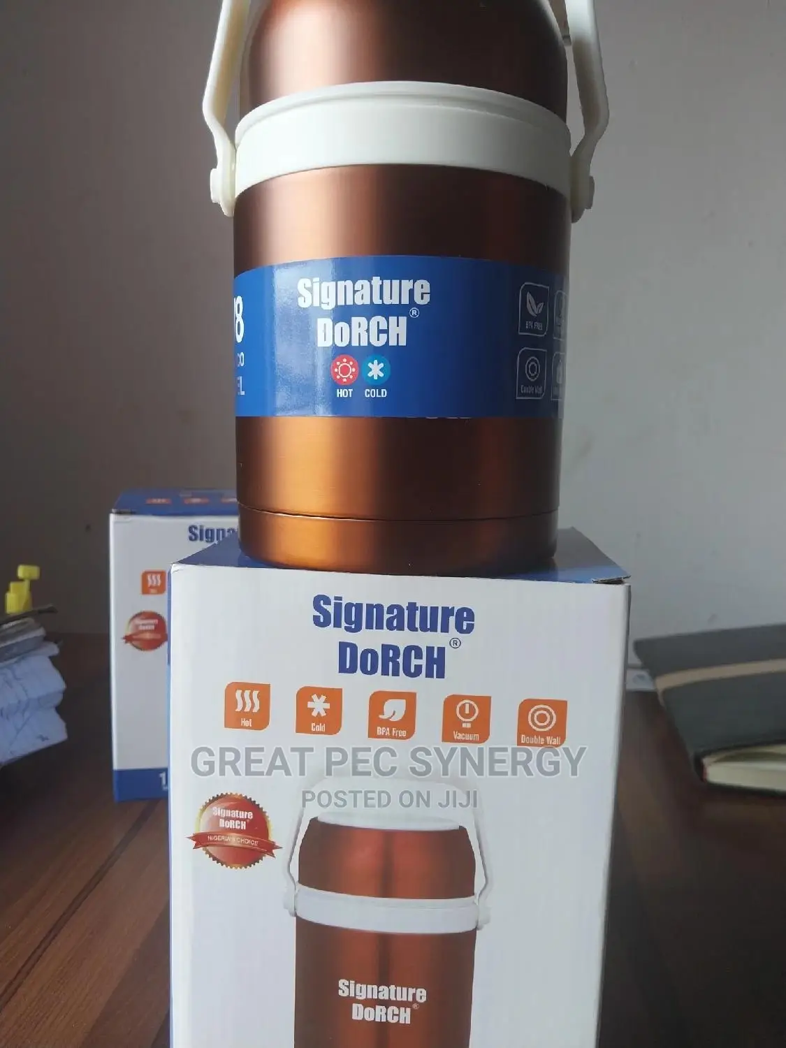 Vacuum Food Flask 1000ml - Signature Dorch