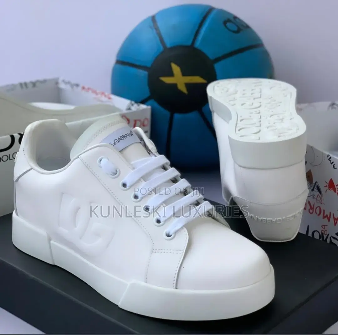 Original Dolce Gabbana Leather Sneakers