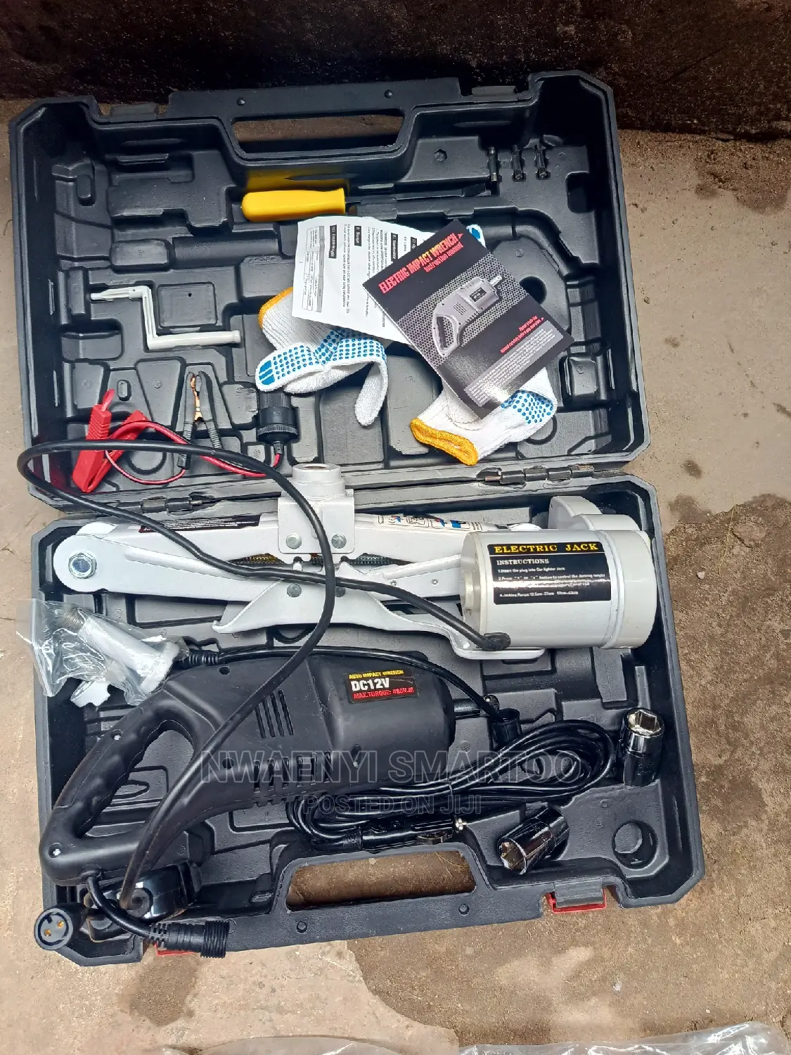 Electric Car Jack 4 In 1 With Scissors Jack