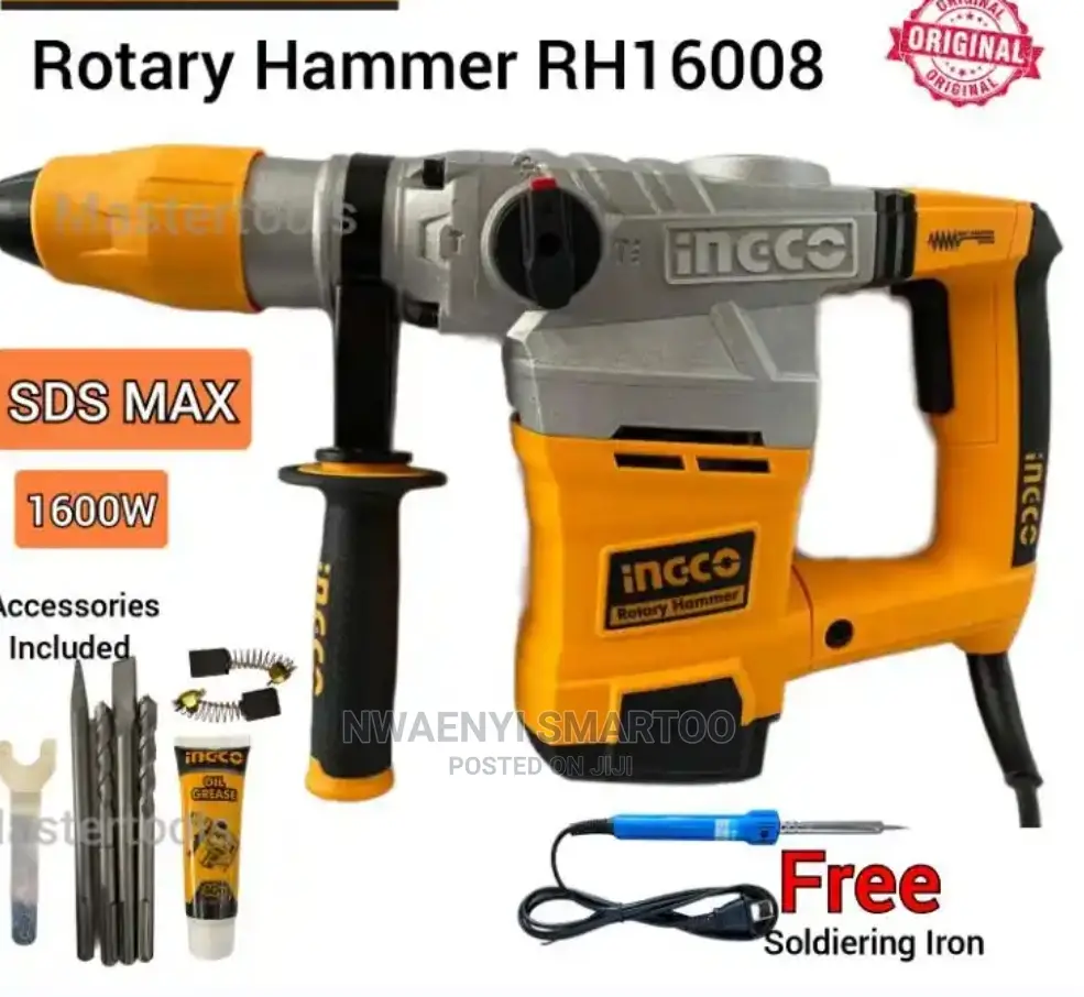 1600w Big Yarsh Hammer Drill