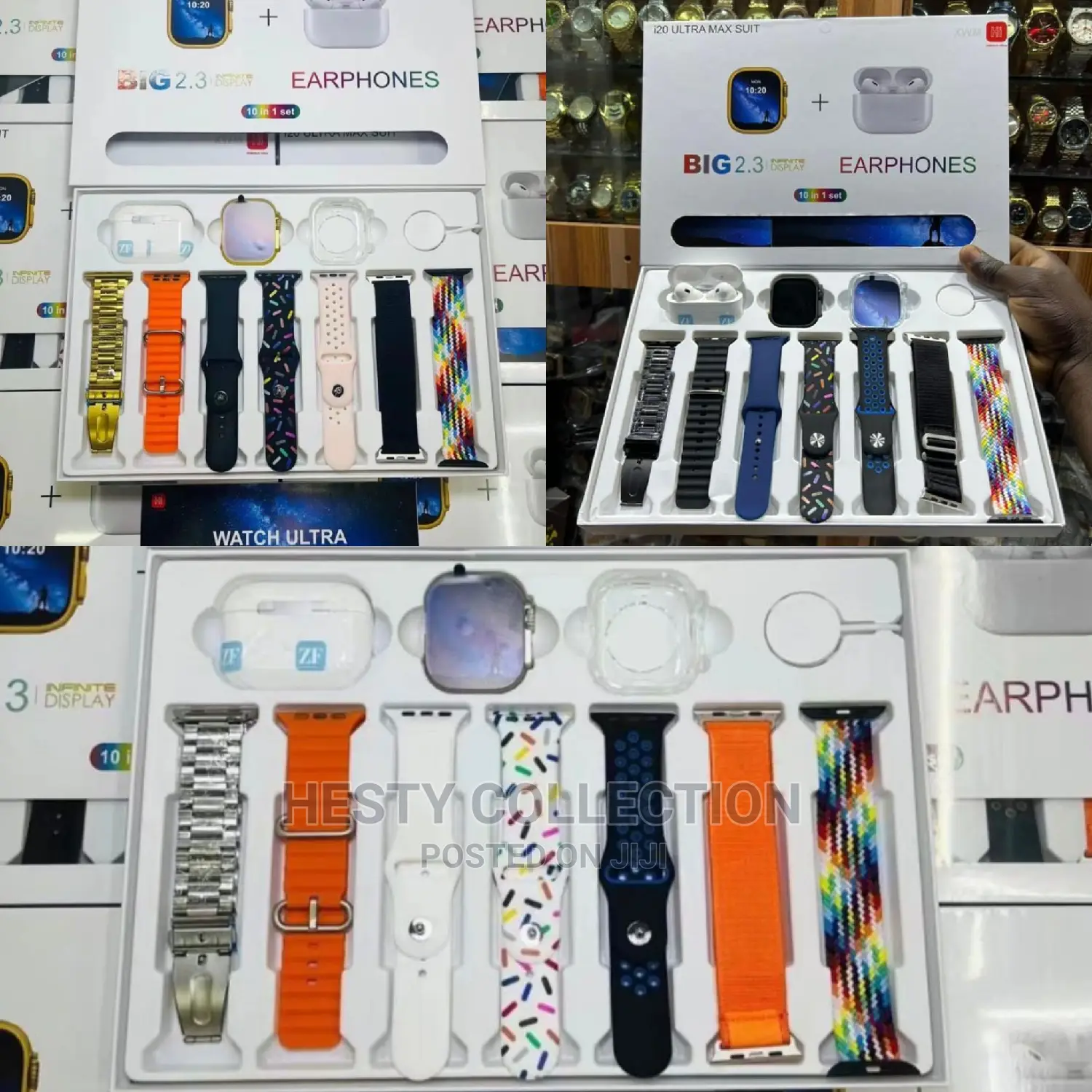 I20 Ultra Max Suit Smart Watch 7 Straps With Airpod Pro 2