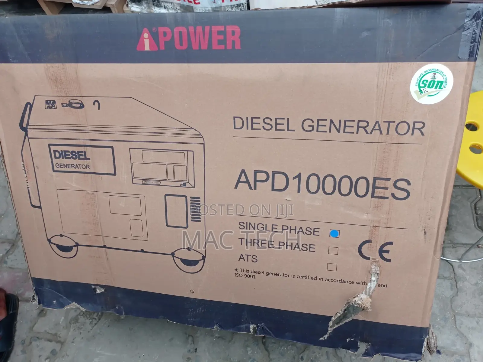 Ipower Soundproof Diesel Generator. 10kva.