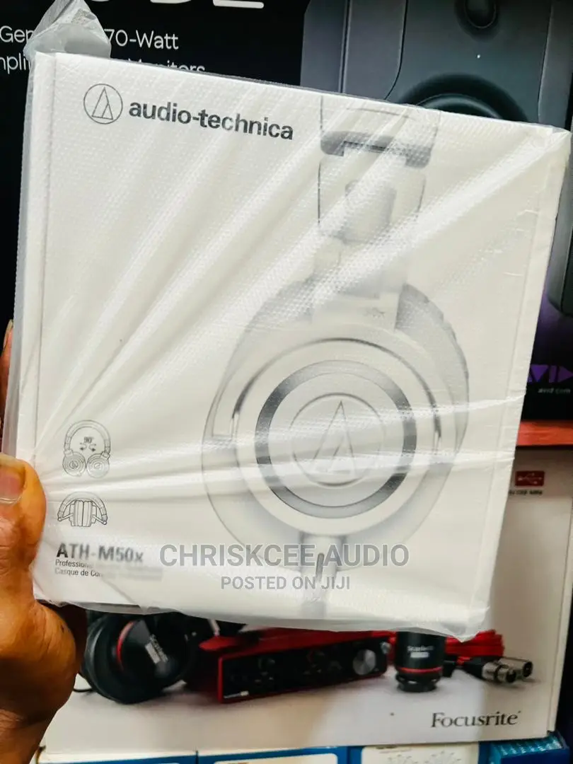 Audio-Technica ATH-M50X Professional Headphone -White