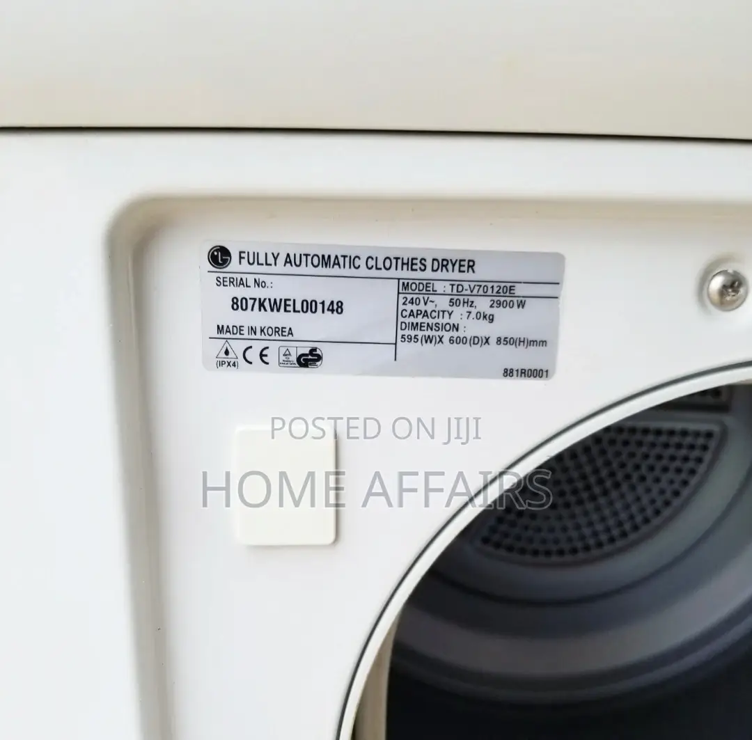 LG 7kg Laundry Cloth Dryer + GUARANTEE [Pay on DELIVERY]
