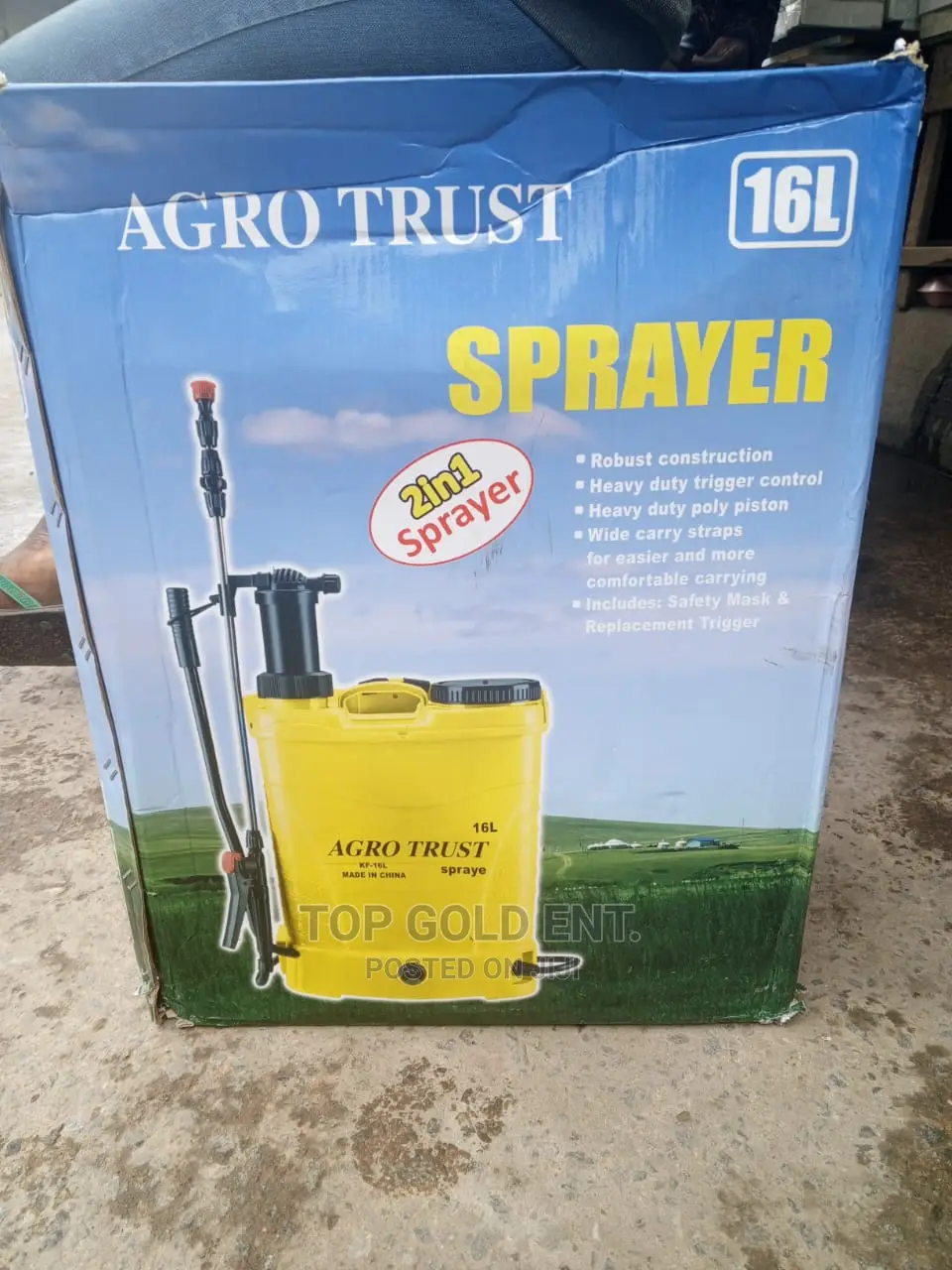 Rechargeable Sprayer. 2 in 1 (16ltrs)