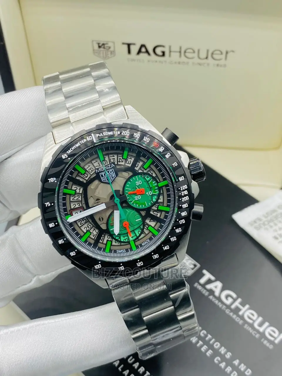 Original TAG HEUER MONZA Silver Steel Available in Store