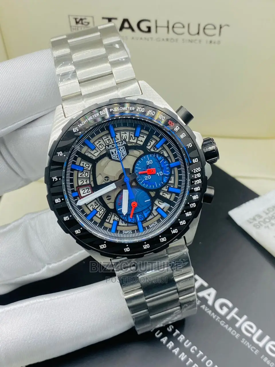 Original TAG HEUER MONZA Silver Steel Available in Store
