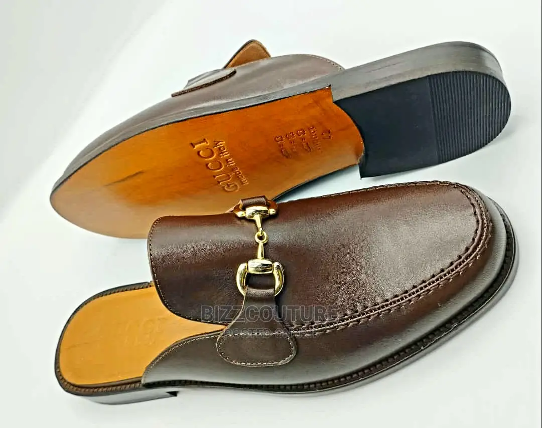 Original GUCCI Half Shoes Available in Store
