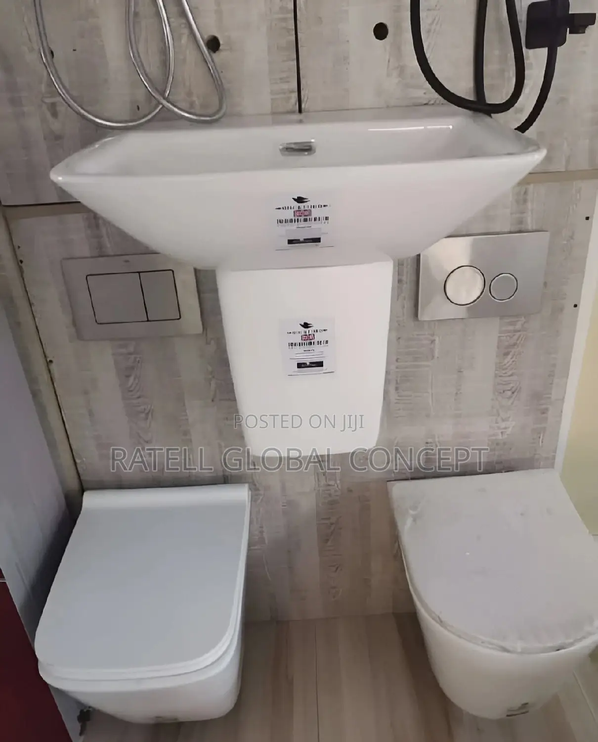 One Piece Wall-hung Wash Basin