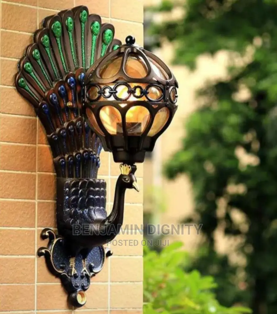 European Peackock Wall Light