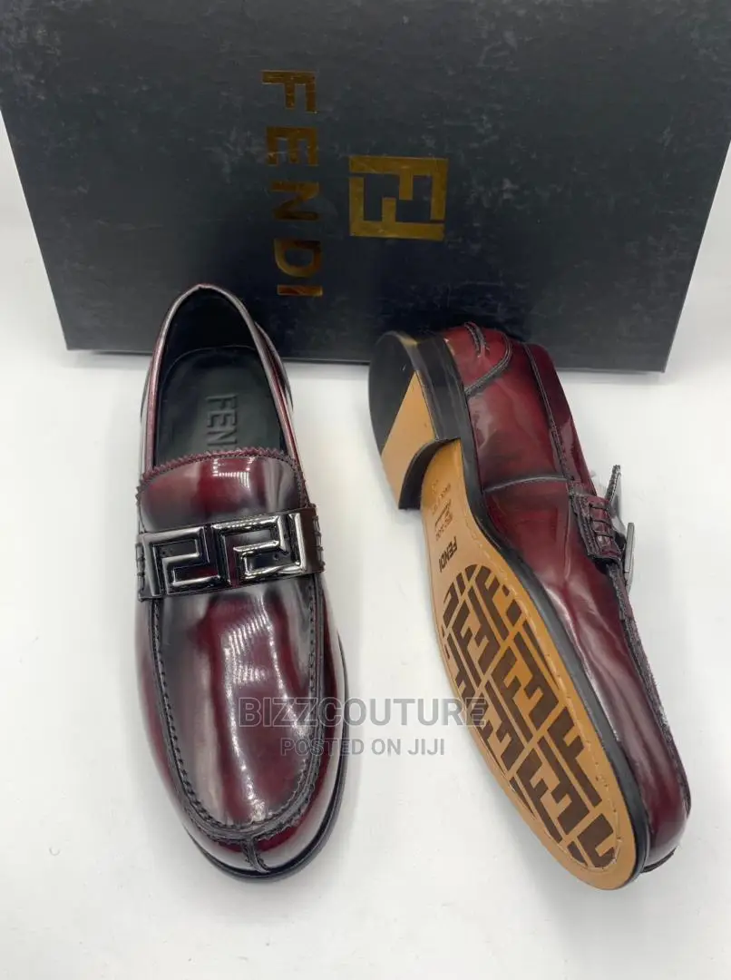 Original Italian FENDI Loafers Available in Store