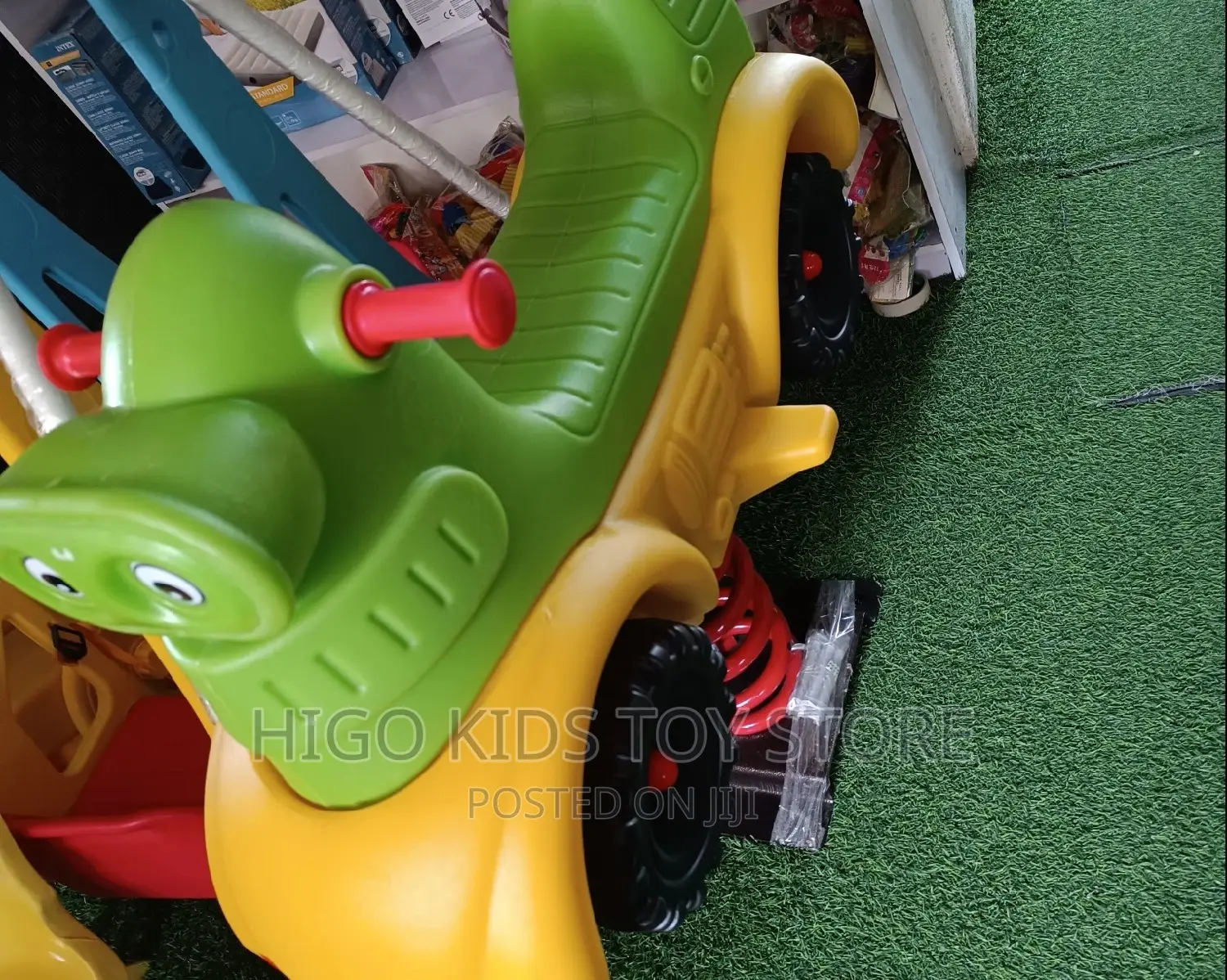 Children And Adults Spring Horse