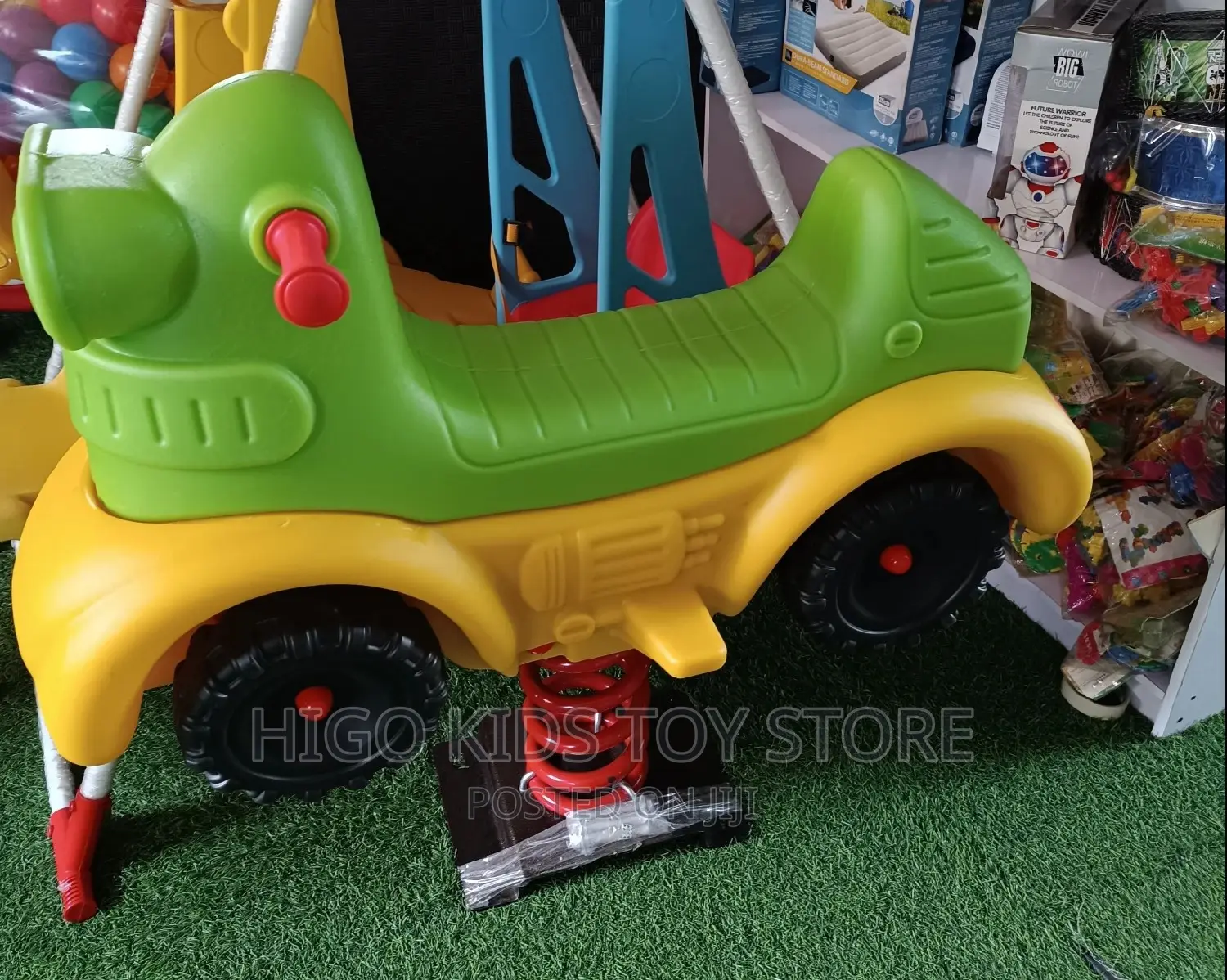 Children And Adults Spring Horse