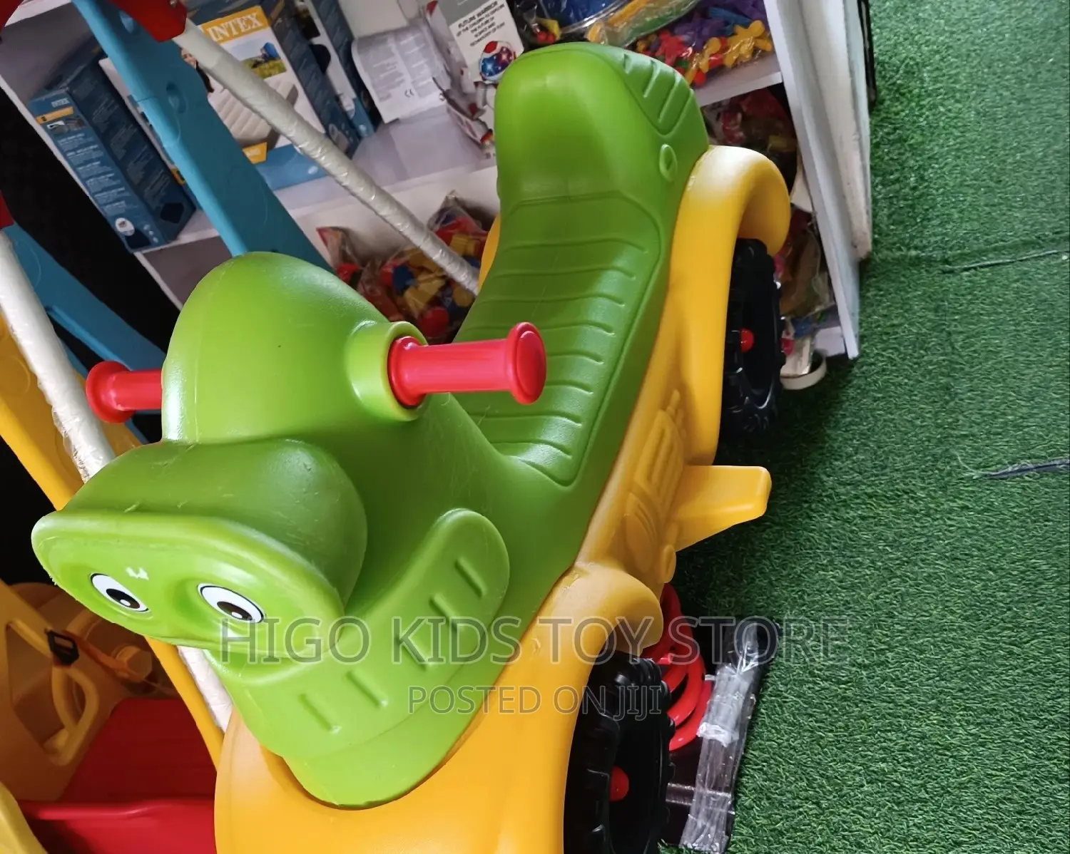 Children And Adults Spring Horse