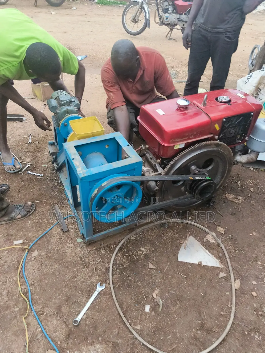 200kg/Hr Fabricated Floating Feed Machine