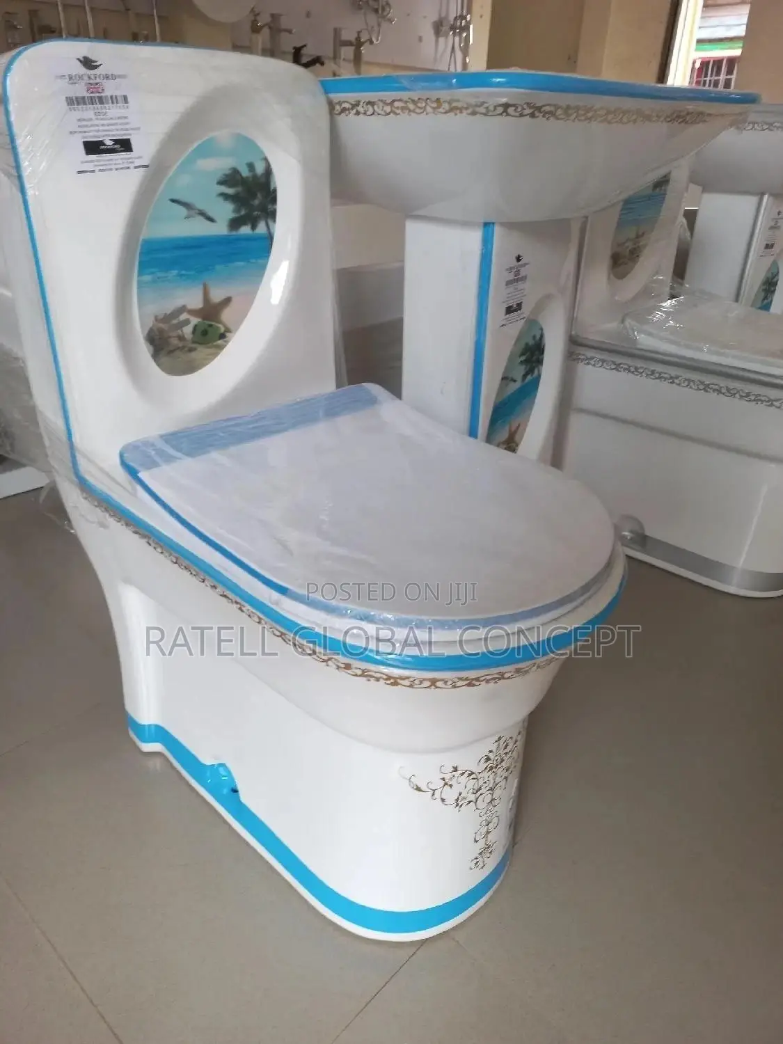 Rockford Edge Executive Toilet (Blue)