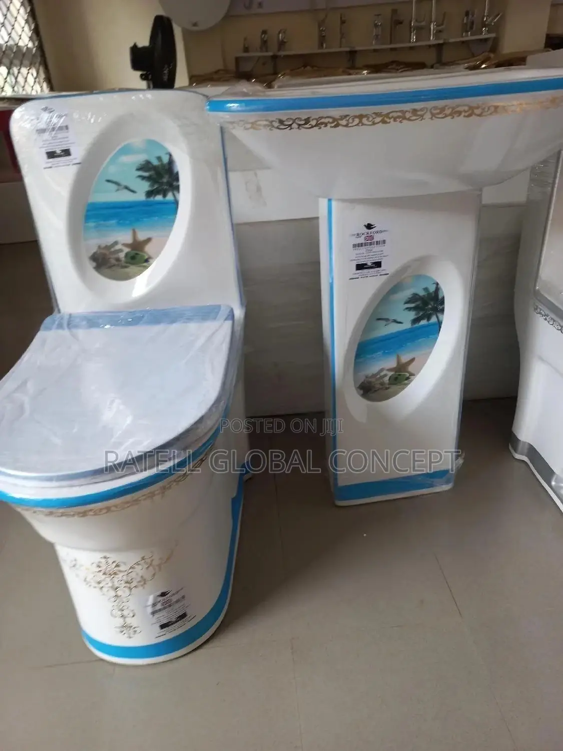 Rockford Edge Executive Toilet (Blue)