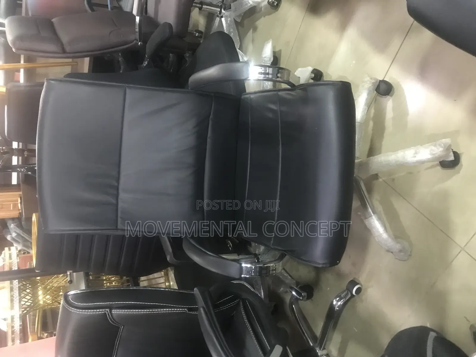 Executive Office Leather Chair Swivel